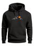 Hoodie Herren Frontprint Line-Art Berge Wandern Natur Outdoor Fashion Kapuzen-Pullover Männer Neverless®preview