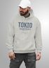 Hoodie Herren Frontprint Tokyo Japan Japanische Schriftzeichen Grafik Print Fashion Streetstyle Männer Neverless®preview