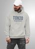 Hoodie Herren Frontprint Tokyo Japan Japanische Schriftzeichen Grafik Print Fashion Streetstyle Männer Neverless®preview