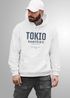 Hoodie Herren Frontprint Tokyo Japan Japanische Schriftzeichen Grafik Print Fashion Streetstyle Männer Neverless®preview