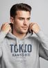 Hoodie Herren Frontprint Tokyo Japan Japanische Schriftzeichen Grafik Print Fashion Streetstyle Männer Neverless®preview