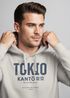 Hoodie Herren Frontprint Tokyo Japan Japanische Schriftzeichen Grafik Print Fashion Streetstyle Männer Neverless®preview