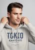 Hoodie Herren Frontprint Tokyo Japan Japanische Schriftzeichen Grafik Print Fashion Streetstyle Männer Neverless®preview