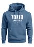 Hoodie Herren Frontprint Tokyo Japan Japanische Schriftzeichen Grafik Print Fashion Streetstyle Männer Neverless®preview