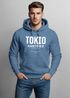 Hoodie Herren Frontprint Tokyo Japan Japanische Schriftzeichen Grafik Print Fashion Streetstyle Männer Neverless®preview