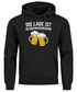 Hoodie Herren für das Oktoberfest – Die Lage ist Besäufniserregend – Ersatz Tracht Pullover Volksfest Bierfest Outfit Spruch Lustig Moonworks®preview