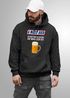 Hoodie Herren für das Oktoberfest – Du bist ned du bevor die Maß leer ist – Ersatz Tracht Pullover Volksfest Bierfest Outfit Spruch Lustig Moonworks®preview