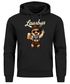 Hoodie Herren für das Oktoberfest Lausbua Bier Ersatz Tracht Pullover Volksfest Bierfest Outfit Spruch Lustig Moonworks®preview