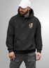 Hoodie Herren für das Oktoberfest Lecker Bierchen Sad Hamster Ersatz Tracht Pullover Volksfest Bierfest Outfit Spruch Lustig Moonworks®preview
