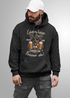 Hoodie Herren für das Oktoberfest – Lederhosn brauch i ned i bin zum feiern saufen da – Hirsch Bier Ersatz Tracht Pullover Volksfest Bierfest Outfit Spruch Lustig Moonworks®preview