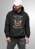 Hoodie Herren für das Oktoberfest – Lederhosn brauch i ned i bin zum feiern saufen da – Hirsch Bier Ersatz Tracht Pullover Volksfest Bierfest Outfit Spruch Lustig Moonworks®preview