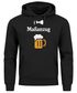 Hoodie Herren für das Oktoberfest Maßanzug Fliege Maßkrug Ersatz Tracht Pullover Volksfest Bierfest Outfit Spruch Lustig Moonworks®preview