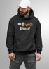 Hoodie Herren für das Oktoberfest Prost und Symbole Ersatz Tracht Pullover Volksfest Bierfest Outfit Spruch Lustig Moonworks®preview