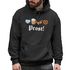 Hoodie Herren für das Oktoberfest Prost und Wiesn Symbole Ersatz Tracht Pullover Volksfest Bierfest Outfit Spruch Lustig Moonworks®preview