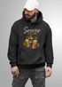 Hoodie Herren für das Oktoberfest Servus Löwe Maßkrüge Bier Ersatz Tracht Pullover Volksfest Bierfest Outfit Spruch Lustig Moonworks®preview