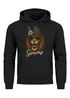 Hoodie Herren für das Oktoberfest Servus Löwe mit Trachtenhut Ersatz Tracht Pullover Volksfest Bierfest Outfit Spruch Lustig Moonworks®preview