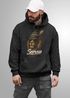 Hoodie Herren für das Oktoberfest Servus Löwe Trachtenhut Ersatz Tracht Pullover Volksfest Bierfest Outfit Spruch Lustig Moonworks®preview
