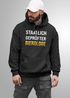 Hoodie Herren für das Oktoberfest Staatlich geprüfter Bierologe Ersatz Tracht Pullover Volksfest Bierfest Outfit Spruch Lustig Moonworks®preview