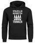 Hoodie Herren für das Oktoberfest Staatlich geprüfter Biertrinker Ersatz Tracht Pullover Volksfest Bierfest Outfit Spruch Lustig Moonworks®preview