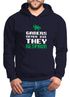 Hoodie Herren Gamers never die they respawn Spruch Pixel Zocker 90er 80er Retro Kapuzen-Pullover Moonworks®preview