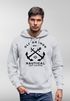 Hoodie Herren gekreuzte Anker Old Anchor Nautical Kapuzen-Pullover Männer Neverless®preview