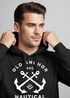 Hoodie Herren gekreuzte Anker Old Anchor Nautical Kapuzen-Pullover Männer Neverless®preview