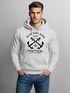 Hoodie Herren gekreuzte Anker Old Anchor Nautical Kapuzen-Pullover Männer Neverless®preview