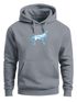 Hoodie Herren Geometrie Polygon Tiere Print Aufdruck Wolf Motiv Kapuzen-Pullover Männer Fashion Streetstyle Neverless®preview