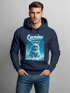 Hoodie Herren Grafik Print Katze Winter Schnee Printshirt Lustig Sarkasmus Kapuzen-Pullover Männer Fashion Streetstyle Neverless®preview