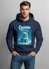 Hoodie Herren Grafik Print Katze Winter Schnee Printshirt Lustig Sarkasmus Kapuzen-Pullover Männer Fashion Streetstyle Neverless®preview