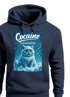 Hoodie Herren Grafik Print Katze Winter Schnee Printshirt Lustig Sarkasmus Kapuzen-Pullover Männer Fashion Streetstyle Neverless®preview