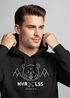 Hoodie Herren Grizzly Bär Berge Abenteuer Adventure  Kapuzen-Pullover Männer Neverless®preview