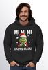 Hoodie Herren Herren Weihnachten Grinch Mimimi Halts Maul Spruch Weihnachtsmuffel Print Ugly XMAS Sweater Kapuzen-Pullover Moonworks®preview