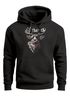 Hoodie Herren Hirsch Schriftzug Servus Bayern Dialekt Volksfest Bierfest Tracht Modern Männer Fashion Neverless®preview
