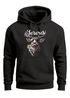 Hoodie Herren Hirsch Schriftzug Servus Bayern Dialekt Volksfest Bierfest Tracht Modern Männer Fashion Neverless®preview
