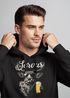 Hoodie Herren Hirsch Tracht Modern Lustig Volksfest Bayern Servus Hallo Bier Männer Fashion Neverless®preview