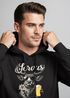 Hoodie Herren Hirsch Tracht Modern Lustig Volksfest Bayern Servus Hallo Bier Männer Fashion Neverless®preview