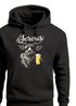 Hoodie Herren Hirsch Tracht Modern Lustig Volksfest Bayern Servus Hallo Bier Männer Fashion Neverless®preview