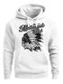 Hoodie Herren Indianer Totenkopf Indian Skull Biker Motorrad Kapuzen-Pullover Neverless®preview