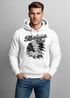 Hoodie Herren Indianer Totenkopf Indian Skull Biker Motorrad Kapuzen-Pullover Neverless®preview