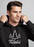 Hoodie Herren Into The Wild Abenteuer Adventure Wilderness wandern Kapuzen-Pullover Männer Neverless®preview