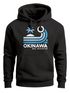 Hoodie Herren Japan Okinawa Schriftzug Retro Palme Welle Print Kapuzen-Pullover Männer Fashion Streetstyle Neverless®preview