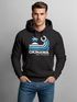 Hoodie Herren Japan Okinawa Schriftzug Retro Palme Welle Print Kapuzen-Pullover Männer Fashion Streetstyle Neverless®preview