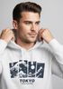 Hoodie Herren Japan Tokyo Große Welle Kanagawa Japanische Kunst Aufdruck Männer Fashion Streetstyle Neverless®preview