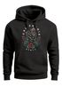 Hoodie Herren Kalifornien Bär Blumen Blüten Print Kapuzen-Pullover Männer Fashion Streetstyle Neverless®preview