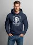 Hoodie Herren Kapitän Motiv Aufdruck Old Cptn Jackson Retro Print Kapuzen-Pullover Männer Neverless®preview