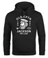 Hoodie Herren Kapitän Motiv Aufdruck Old Cptn Jackson Retro Print Kapuzen-Pullover Männer Neverless®preview