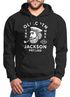 Hoodie Herren Kapitän Motiv Aufdruck Old Cptn Jackson Retro Print Kapuzen-Pullover Männer Neverless®preview