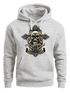 Hoodie Herren Kreuz mit Totenkopf Cross Skulls Kapuzen-Pullover Neverless®preview