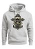Hoodie Herren Kreuz mit Totenkopf Cross Skulls Kapuzen-Pullover Neverless®preview